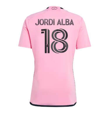 Inter Miami Jordi Alba #18 Hemmatröja 2024-25 Kortärmad